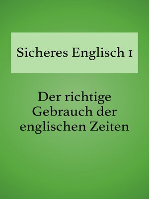 cover image of Sicheres Englisch 1